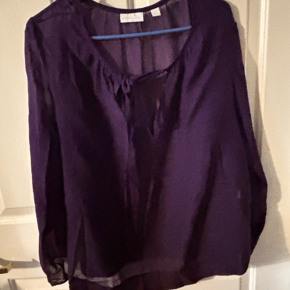 Chic Women's Purple Blouse